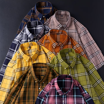 Aldrine - Chemise homme manches longues style casual
