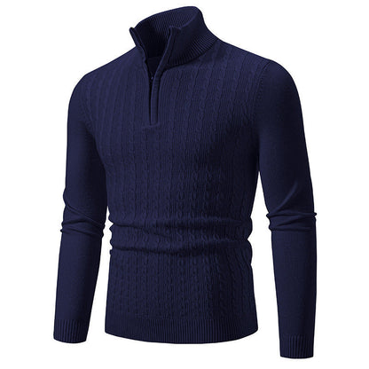 Derryl - Pull tricoté chic avec motif torsadé pour hommes
