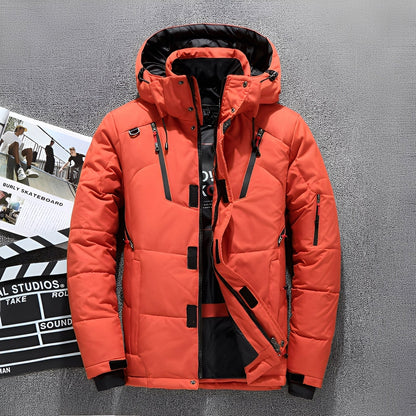 Damian - Veste à capuche moderne avec plusieurs poches pour hommes