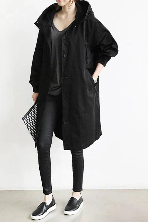 Mara – Manteau élégant à capuche pour journées fraîches