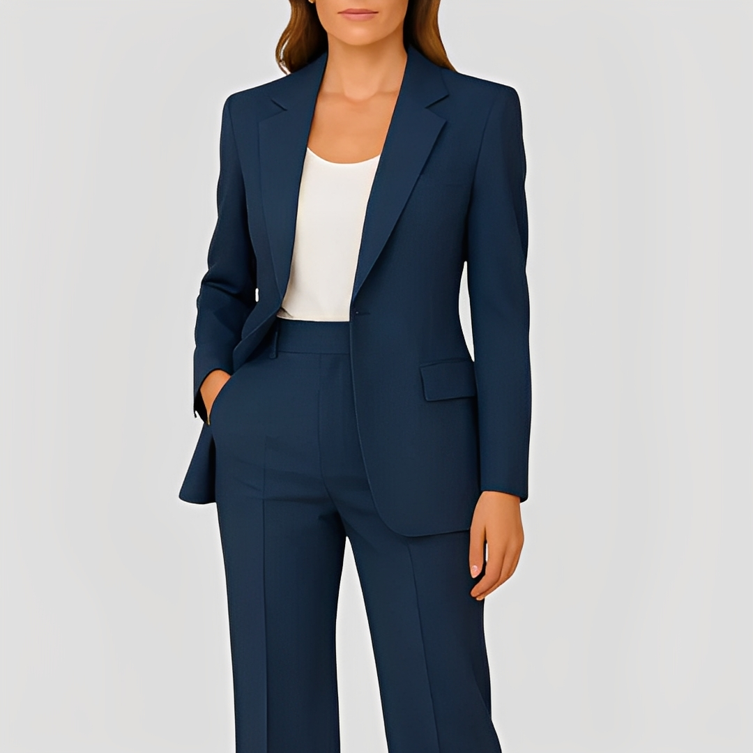 Maeva - Damenensemble mit elegantem langem Blazer und Hose
