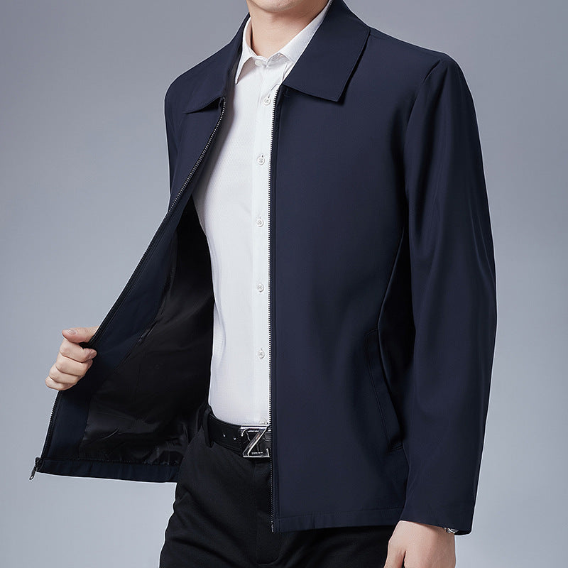 Patrick - Blazer chic et décontracté avec col à revers pour homme