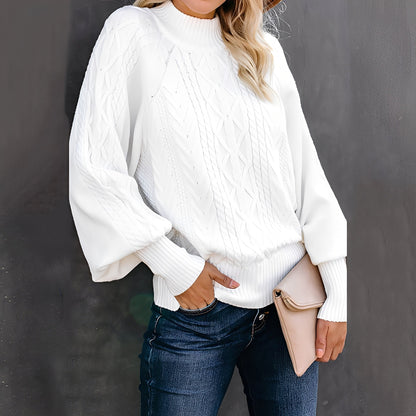 Jemima - Pull à col roulé élégant et décontracté pour femmes