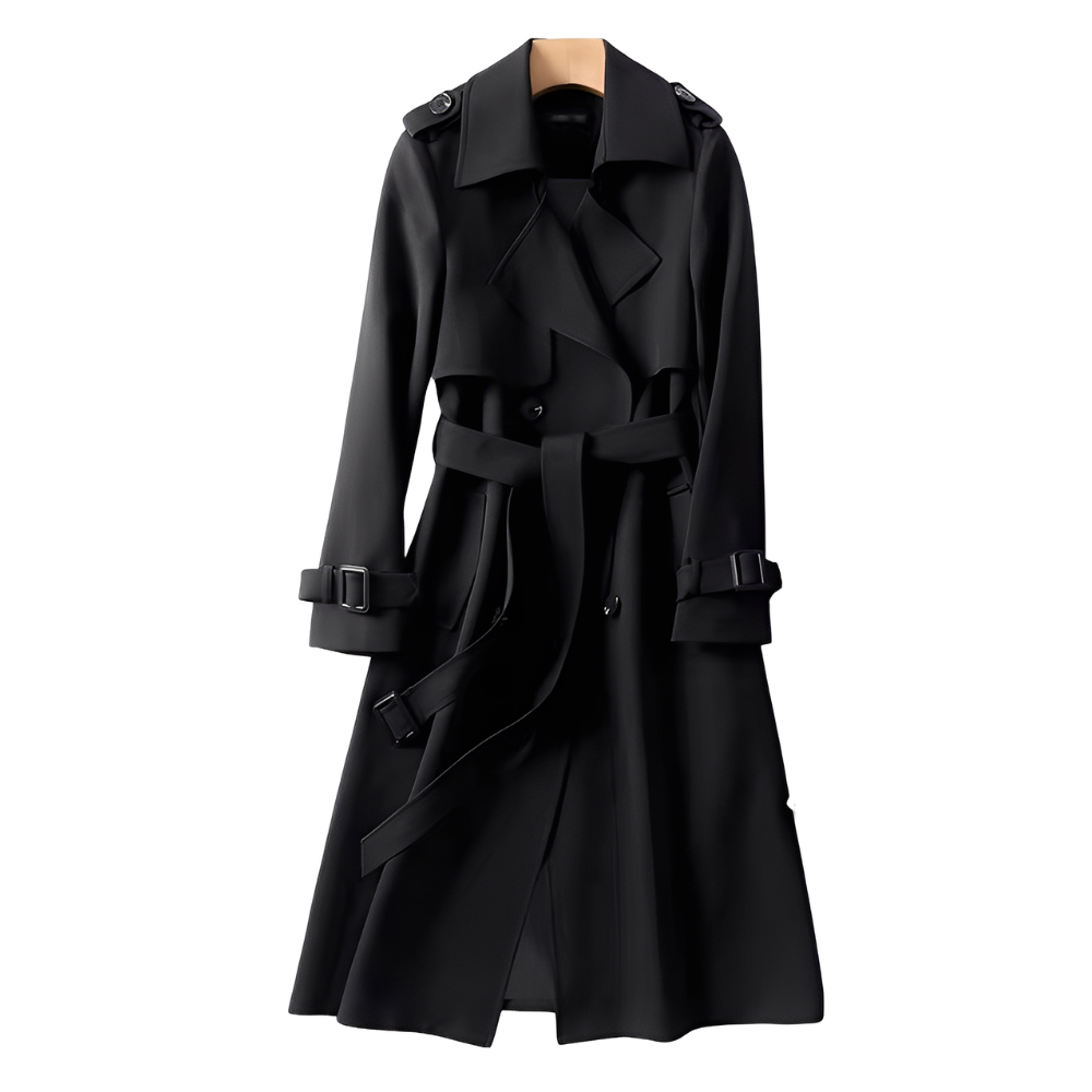Patricia - Manteau trench chic avec boutonnage pour dames