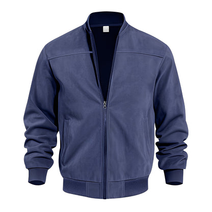 Easton - Blouson en daim pour hommes, classique et chic