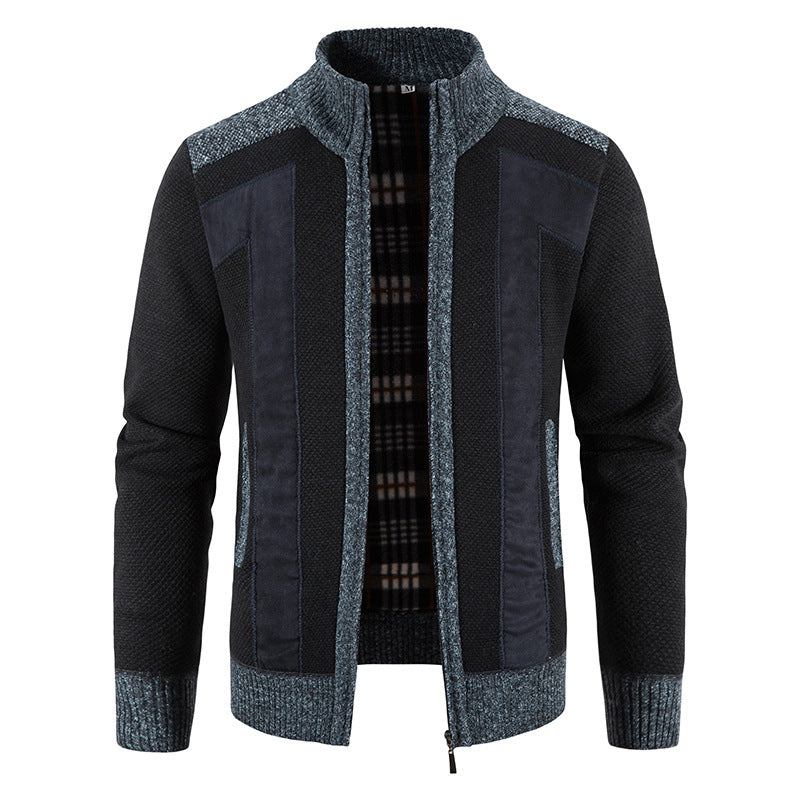Domenic - Veste douce et lâche avec zip pour hommes
