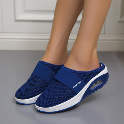 Wendi - Sandales Compensées Slip-On Orthopédiques pour Femmes