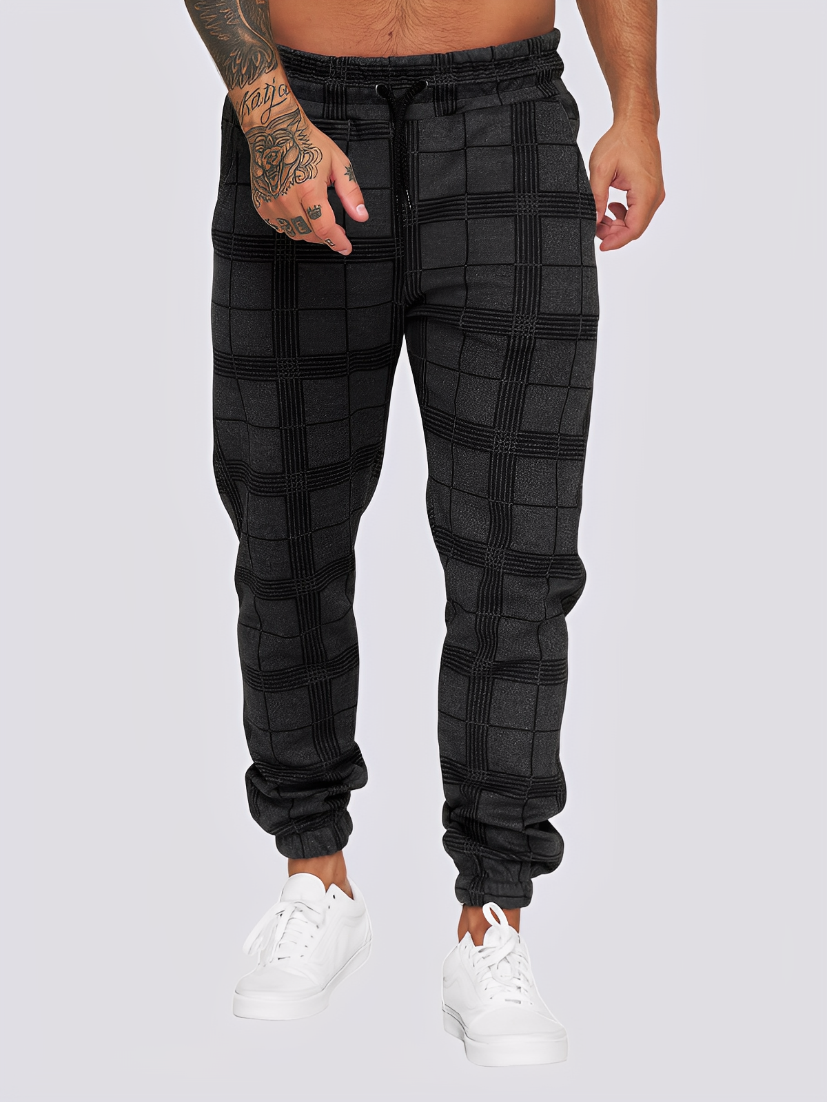 Jaeden - Pantalon élégant à carreaux pour hommes