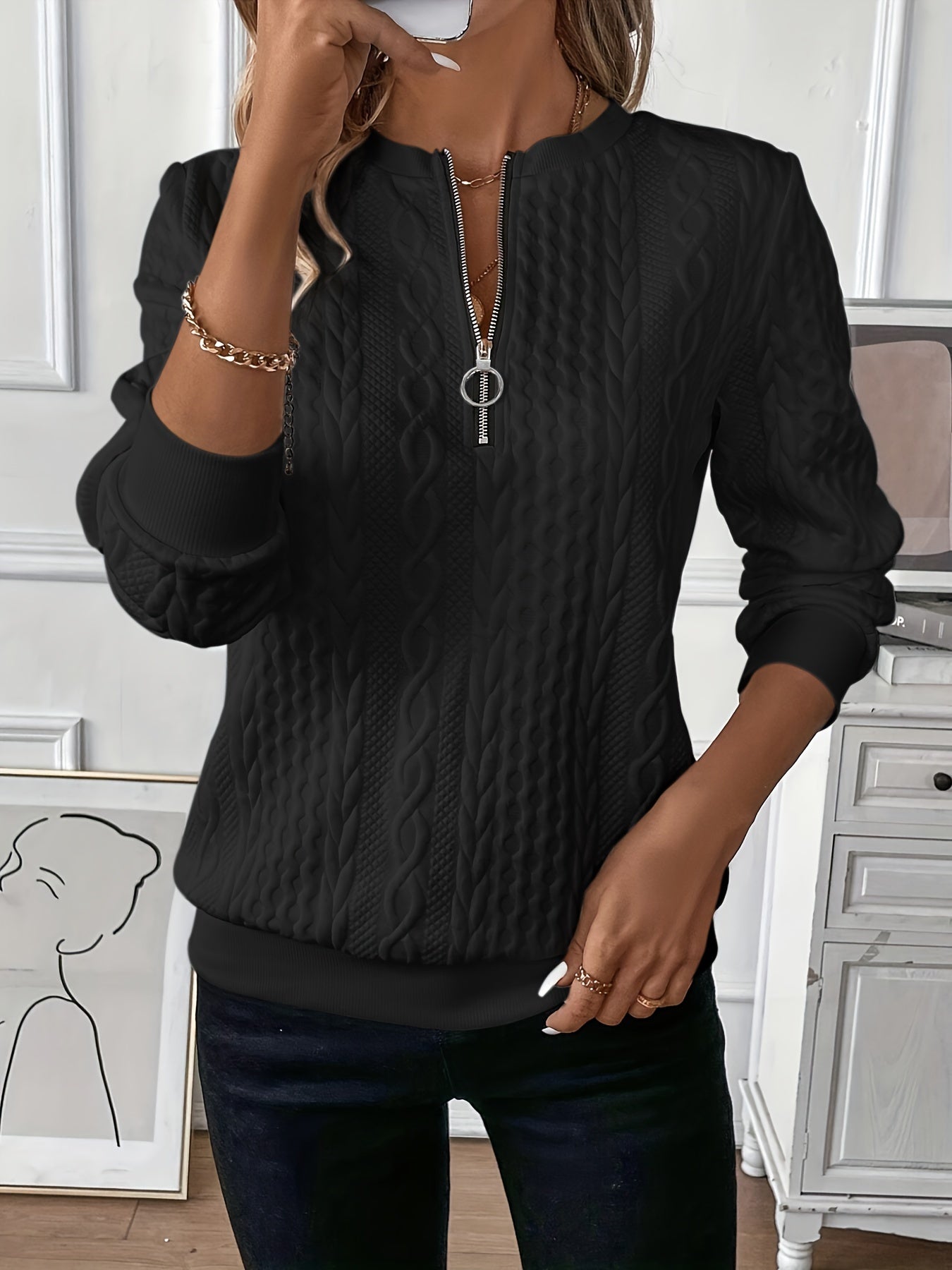 Alessia – Sweatshirt avec zip