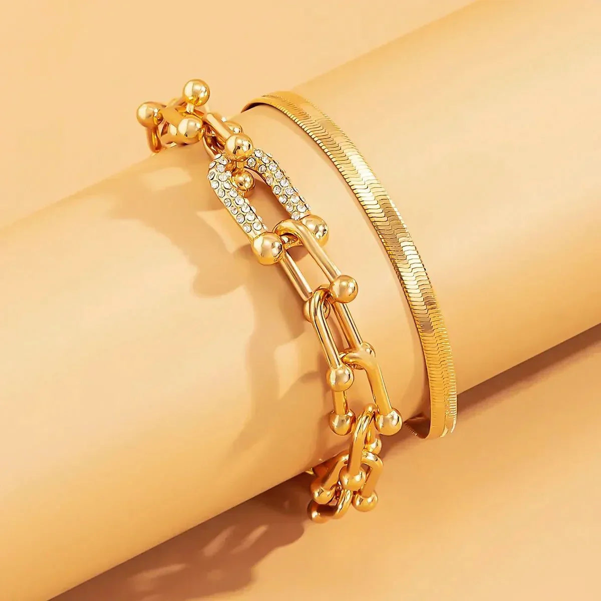 Maelys – Ensemble de Bracelets Chaîne & Serpent