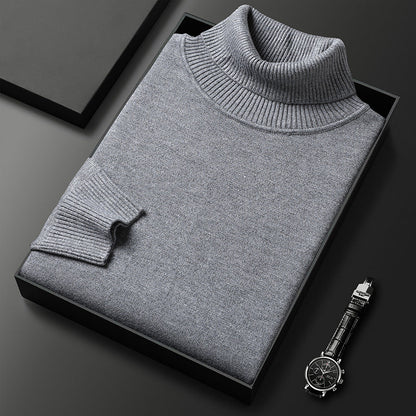 Patrick - Elegant and fitted turtleneck sweater for men
