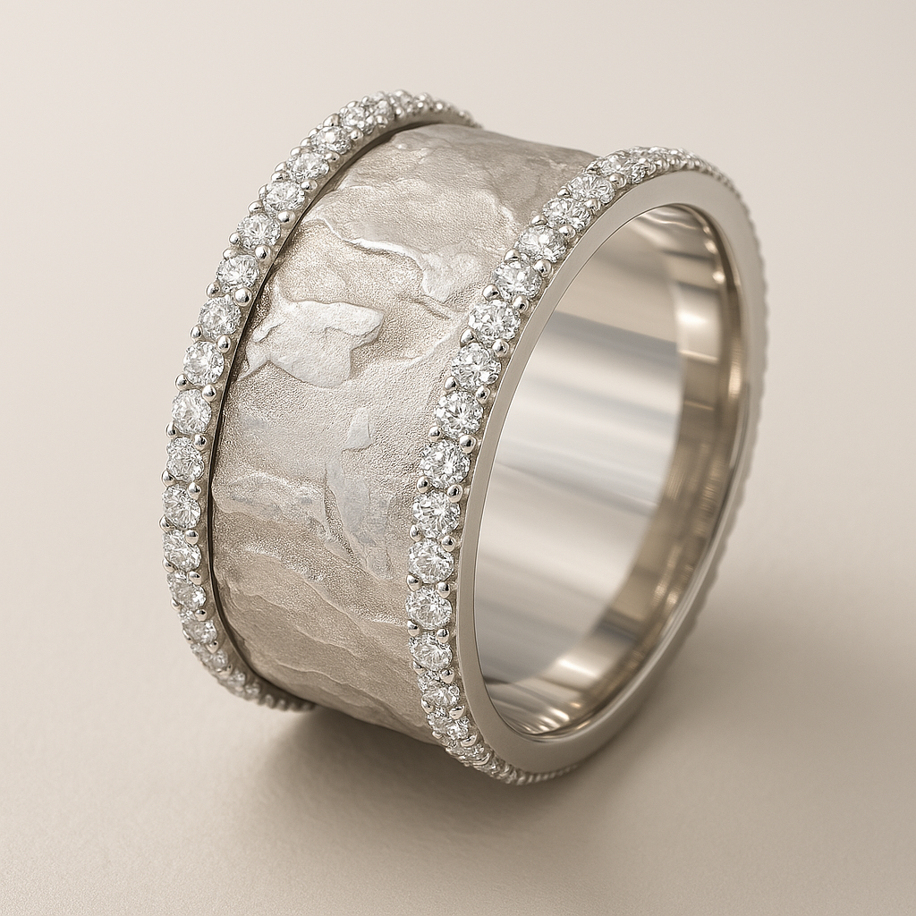 Lina – Bague Vintage en Argent avec Zirconiums
