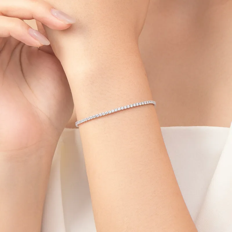 Bracelet de tennis mini cristal