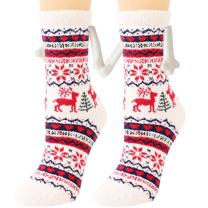 Cailin - Chaussettes de Noël en polaire chic pour femmes