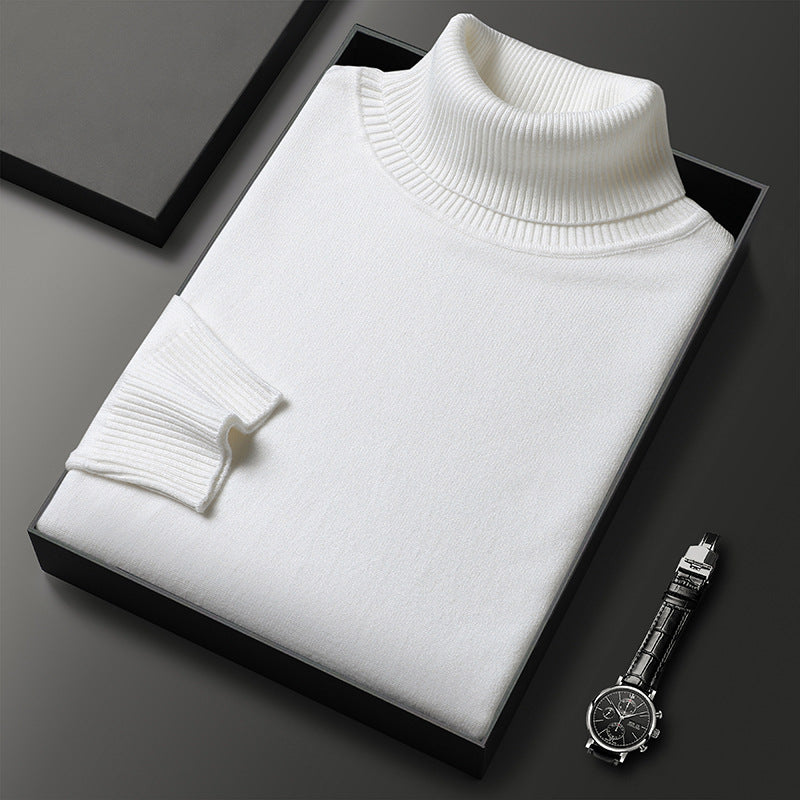 Patrick - Elegant and fitted turtleneck sweater for men