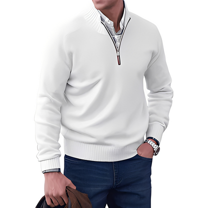 Khirvy - Half-zip stylish sweater for men