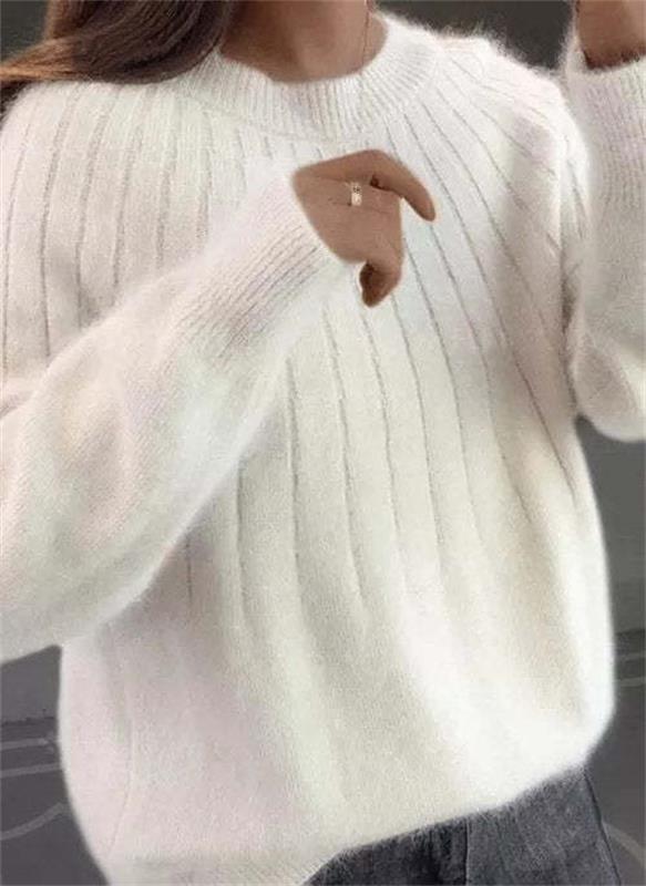 Taimi - Pull en cachemire pour femme : naturellement élégant en couleur fourrure