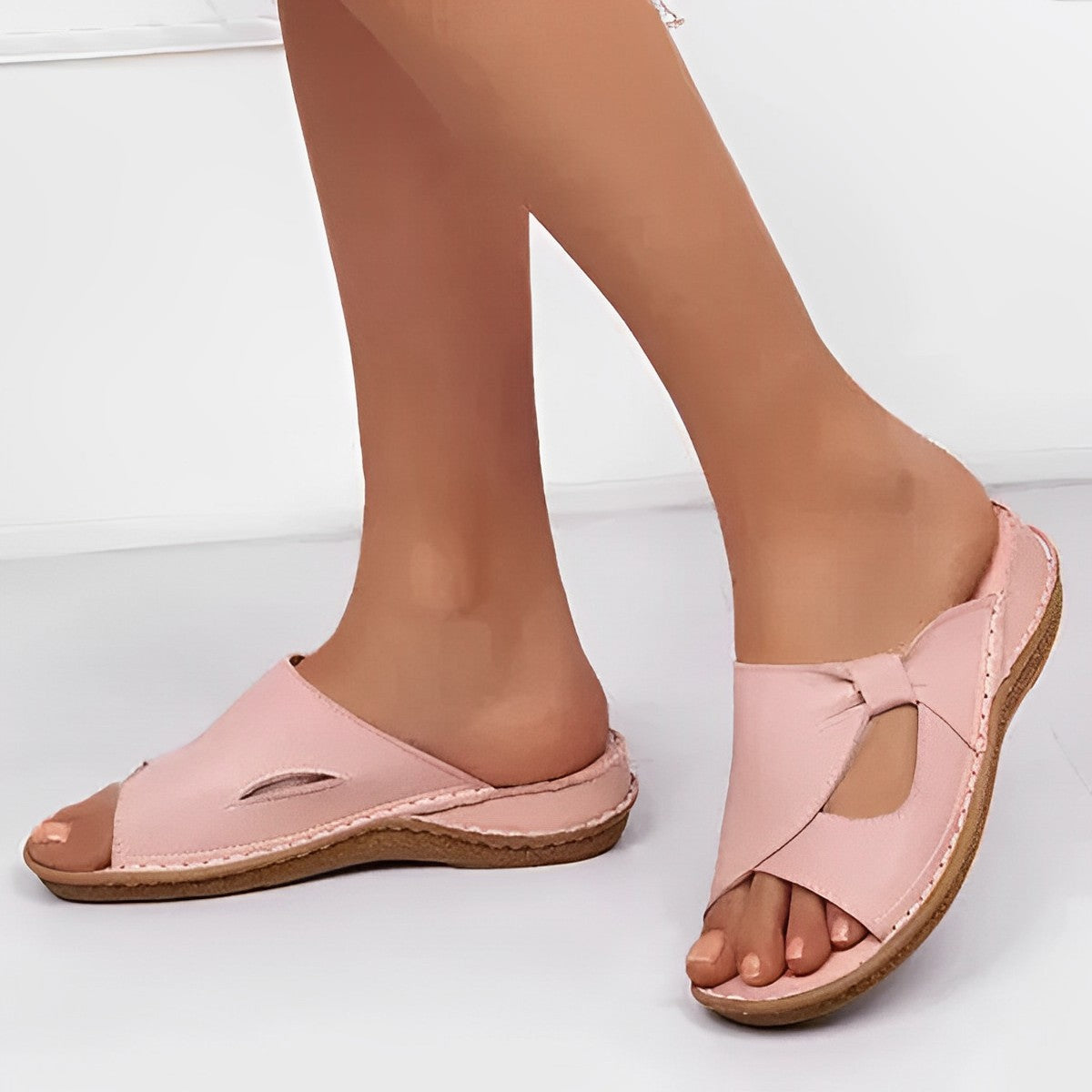 Alfryda - Sandales en cuir pour un confort orthopédique