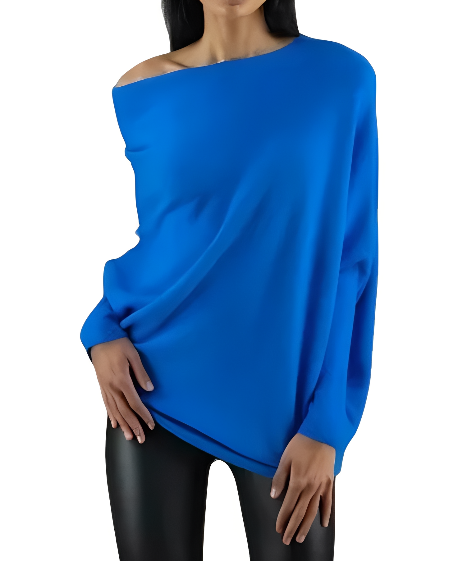 Gabrielle - Trendy sweater for women with bare shoulders