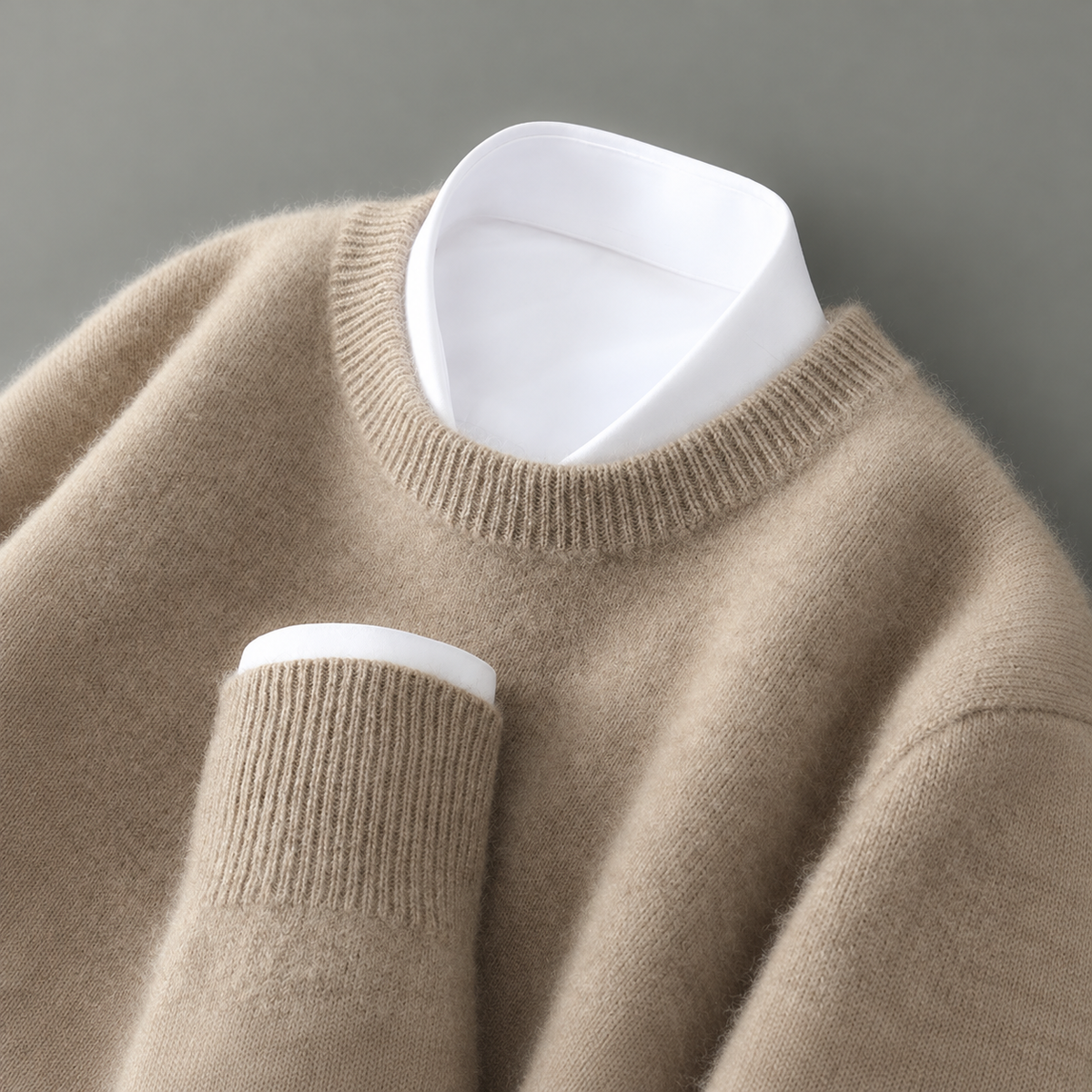 Wayne - Pull rétro épais pour hommes