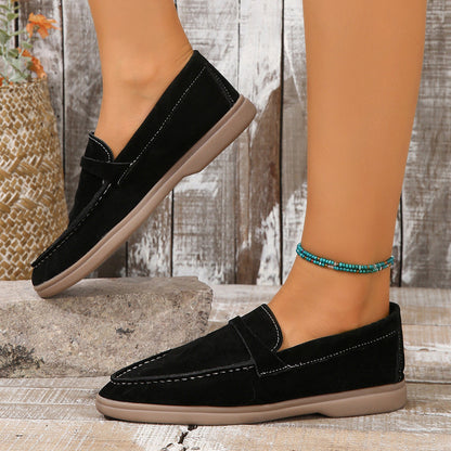 Yasmine - Chaussures en daim classiques pour femmes