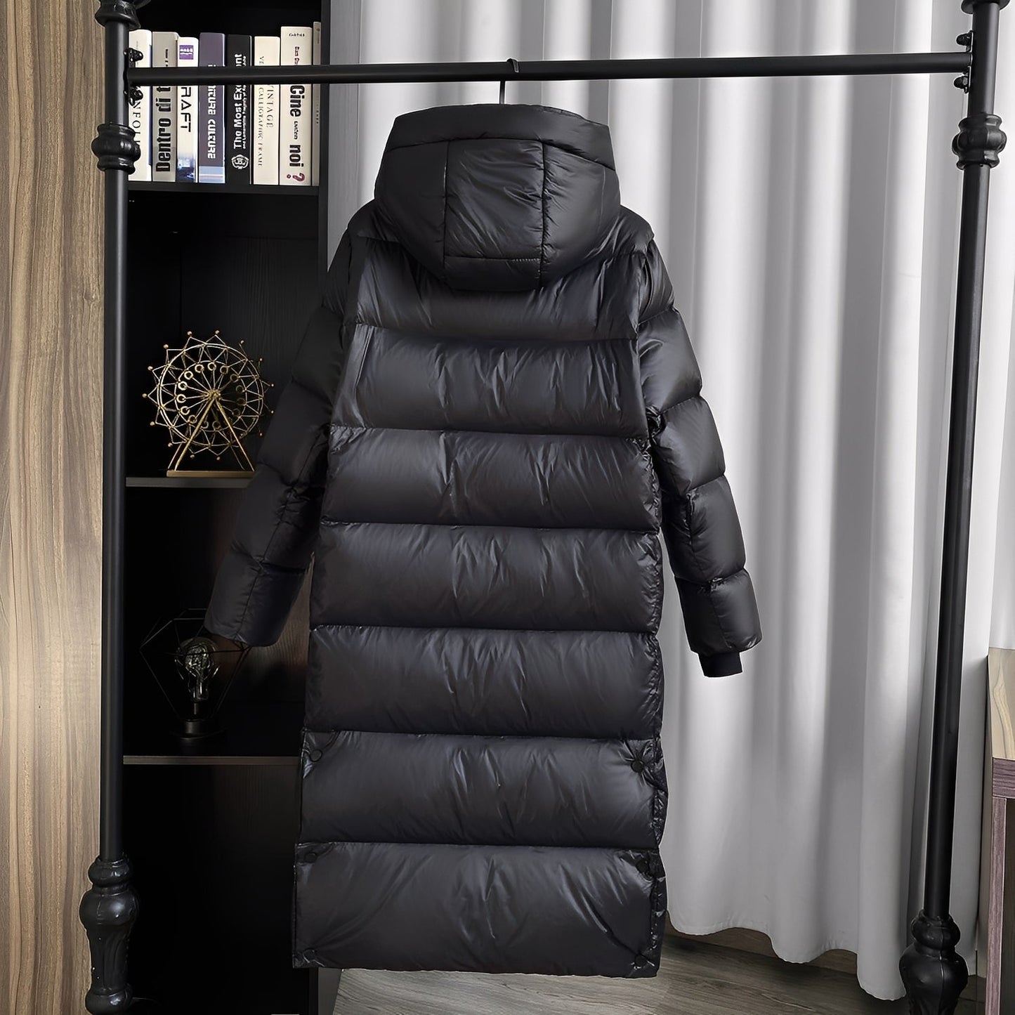 Mildred - Long manteau en doudoune décontracté pour femme