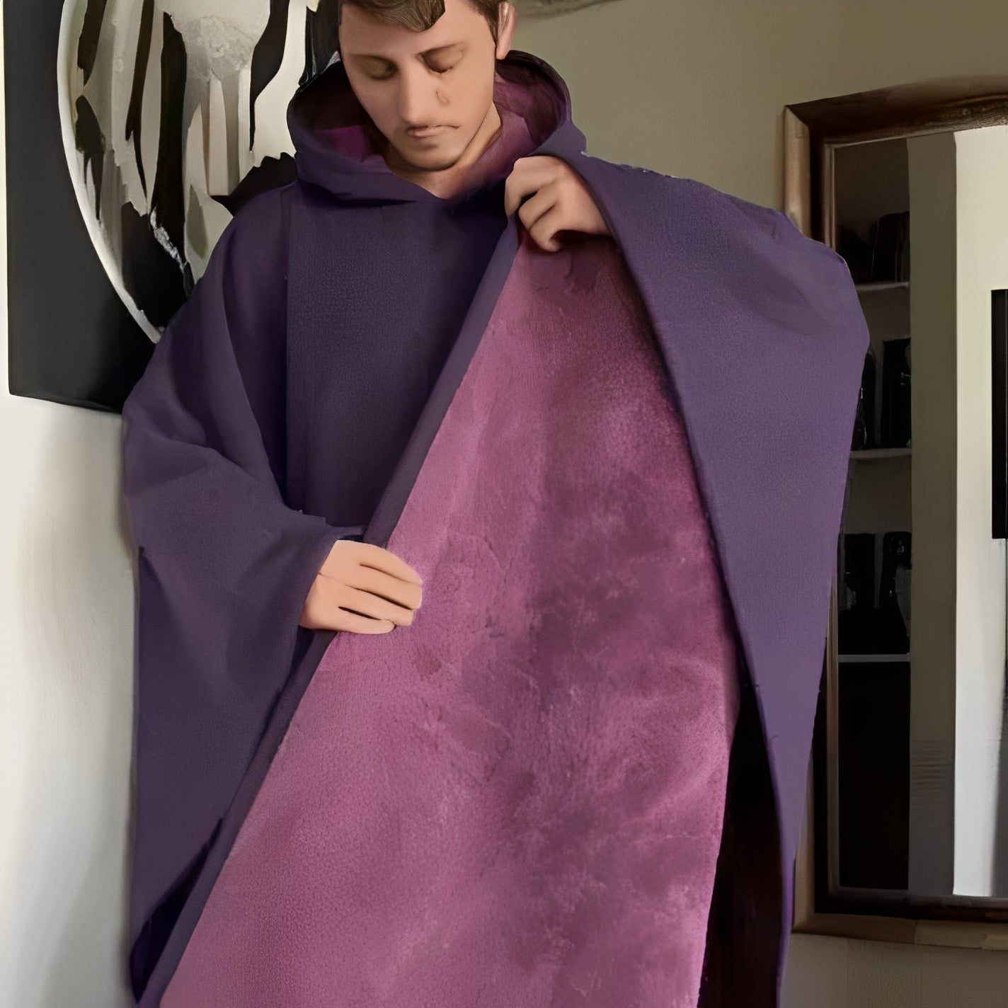 Dane - Sweat à capuche unisexe moderne, chaud et agréable