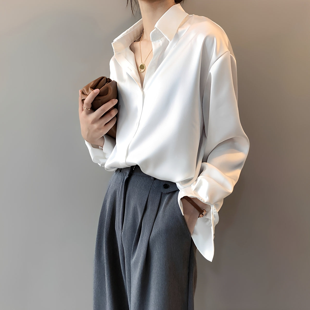 Christine - Chemise élégante à manches longues
