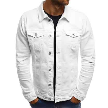 Steven - Veste en denim à la mode avec poches pour hommes