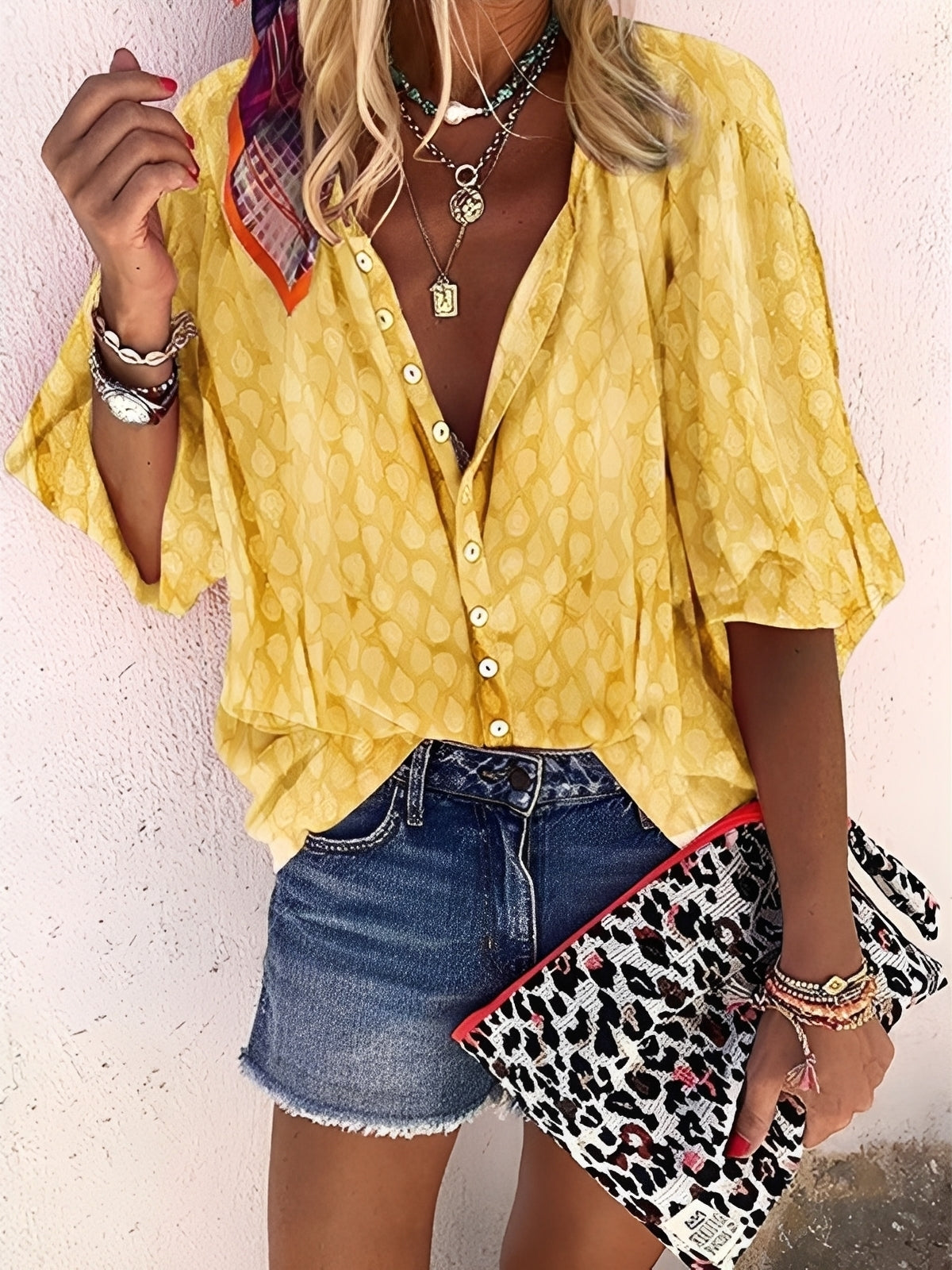 Jesse – Blouse pour femme – décontractée et ample