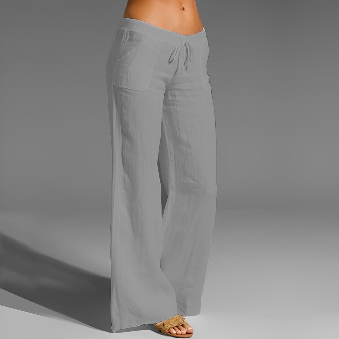 Celestine - Pantalon en lin extensible pour femme