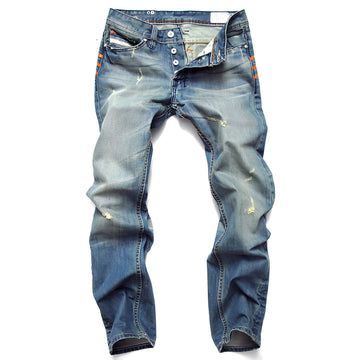 Kevin - Jeans décontractées avec déchirures pour hommes