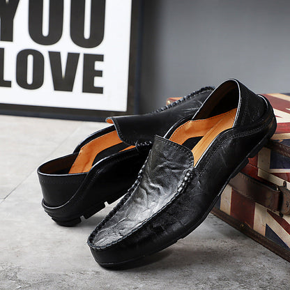 Edric - Mocassins élégants et confortables en cuir pour hommes