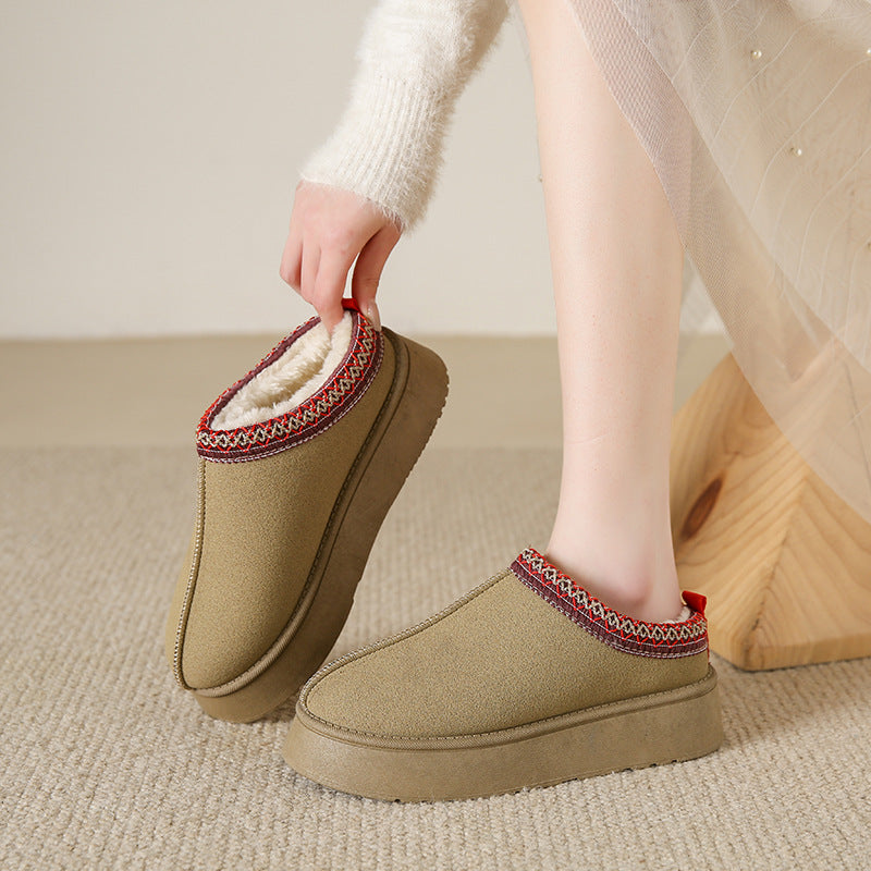 Scarlette - Pantoufles confortables en peluche pour femmes
