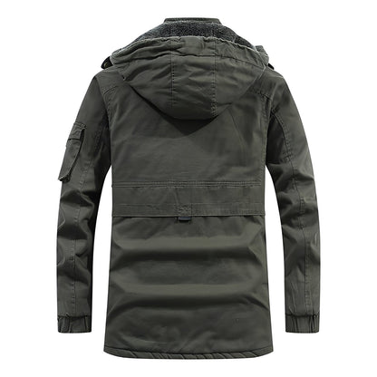 Bryan - Multi-purpose jacket with fleece lining and hood for men