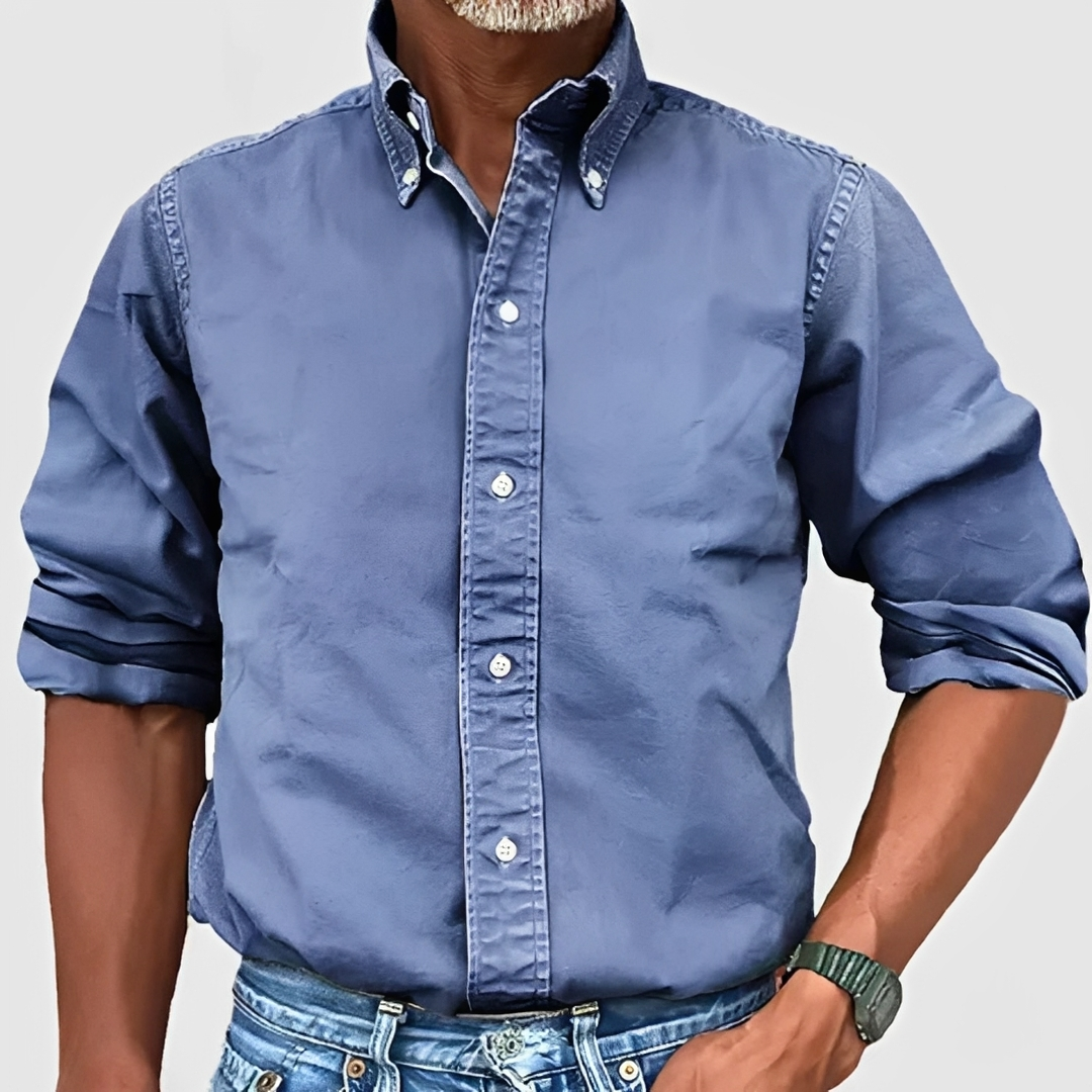 Edmond - Chemise classique pour homme à manches longues