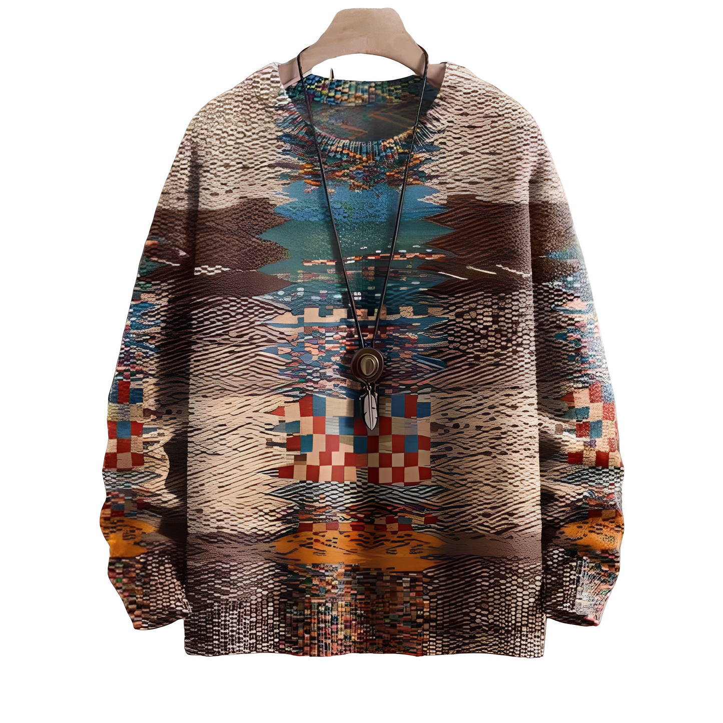 Eugene - Gestreifter Wollpullover für Herren in Mode