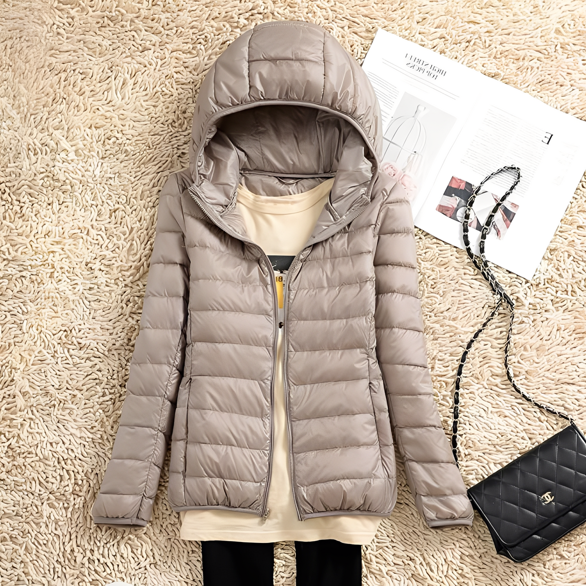 Lyndsay - Veste confortable et élégante avec capuche