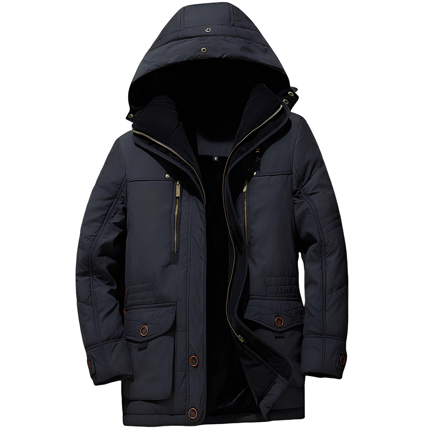 Bruce - Veste à capuche élégante avec doublure chaude pour hommes