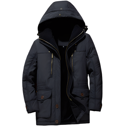 Bruce - Veste à capuche élégante avec doublure chaude pour hommes