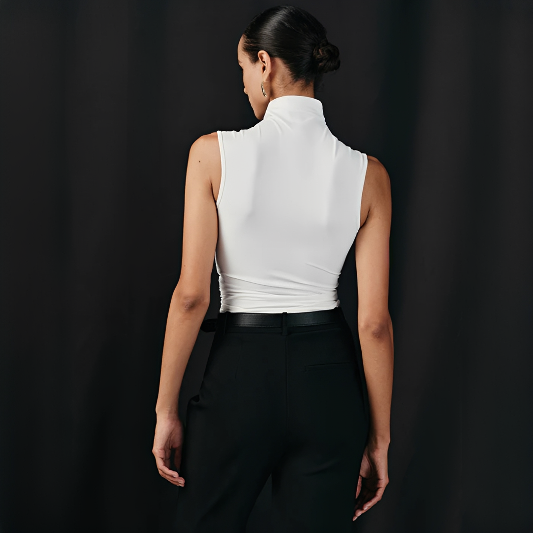 Mireya - Haut Stylé à Col Croisé