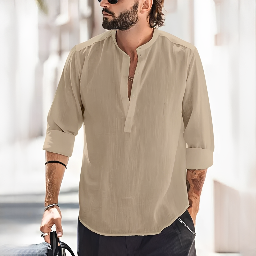 Enrico - Chemise homme d'été, légère et à la mode