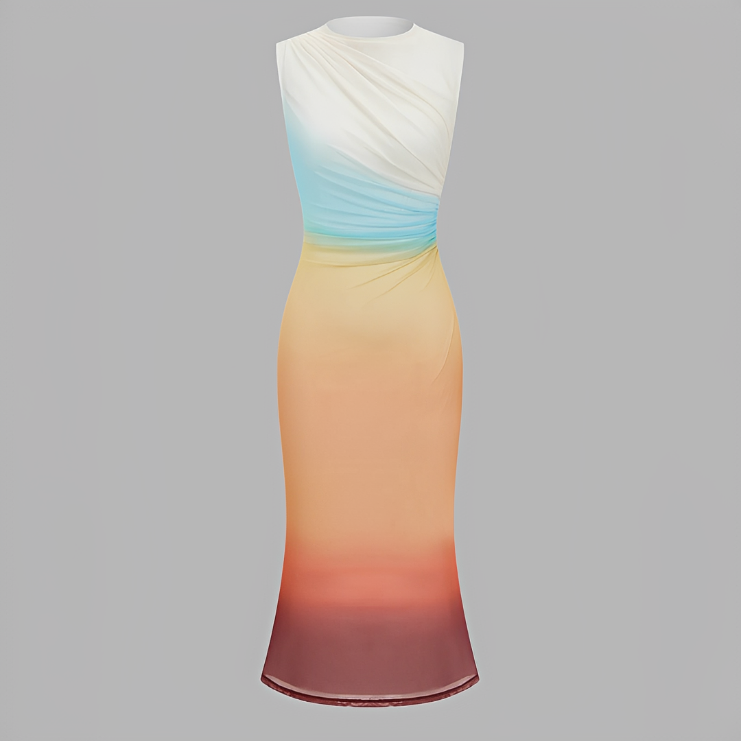 Anjanet - Robe longue chic avec dos nu