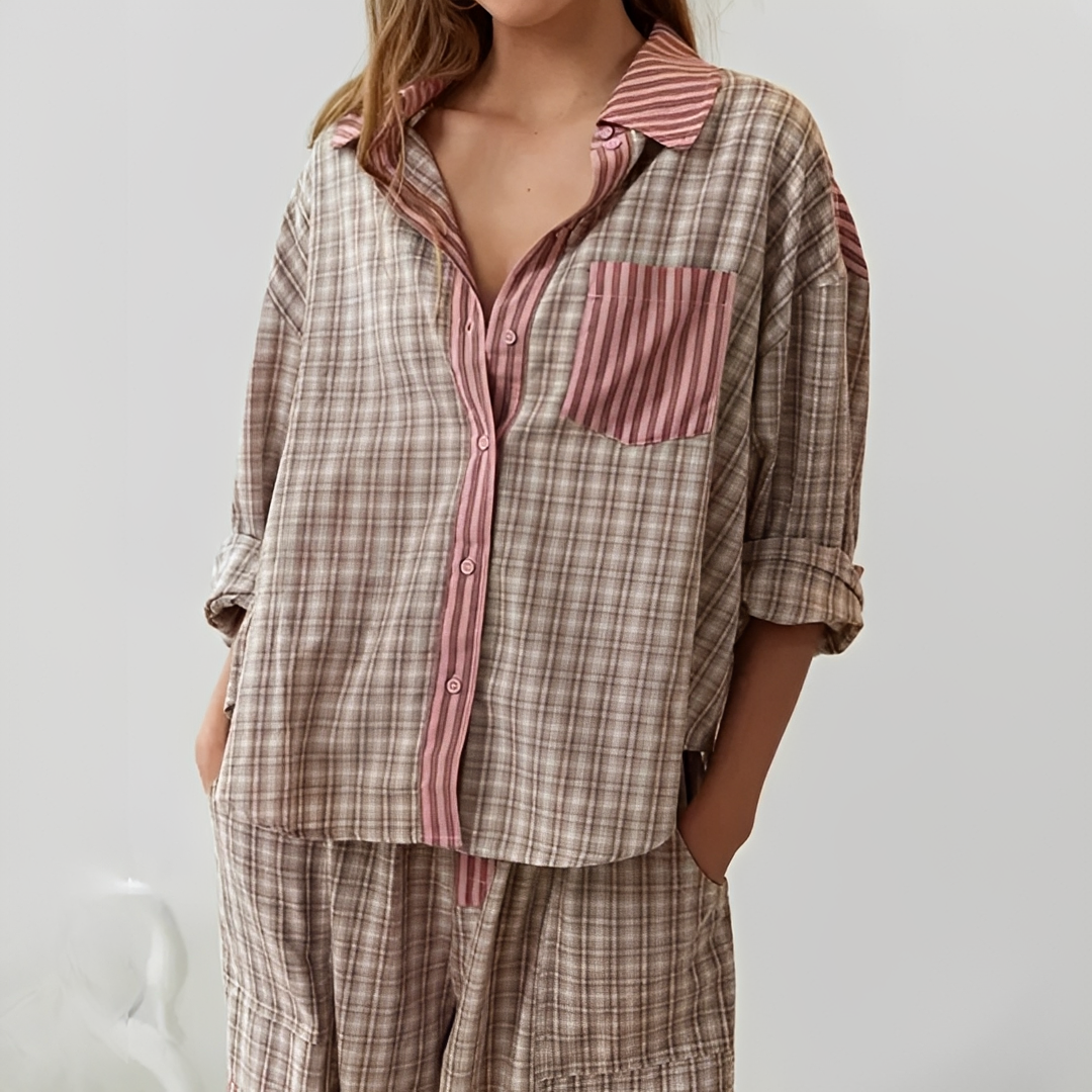 Elena - Pyjama deux pièces chic