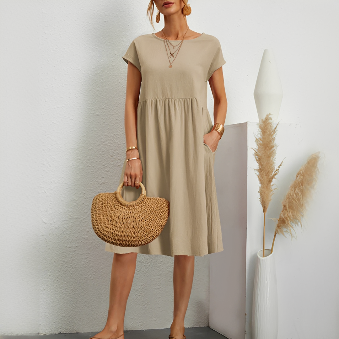Evalyn - Robe midi chic