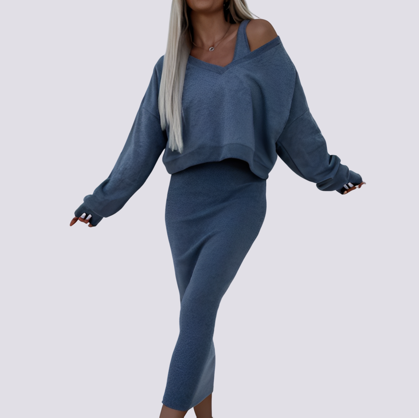 Elsie - Ensemble robe deux pièces élégant