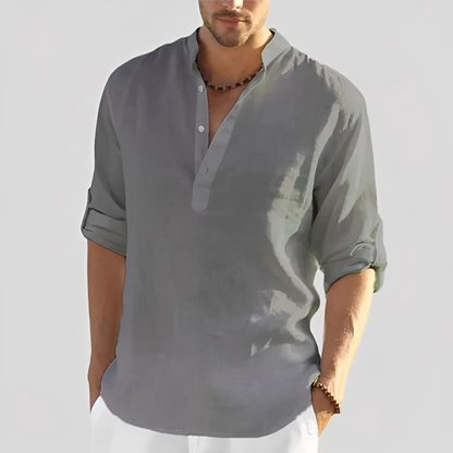 Nardo - Plain summer shirt for men