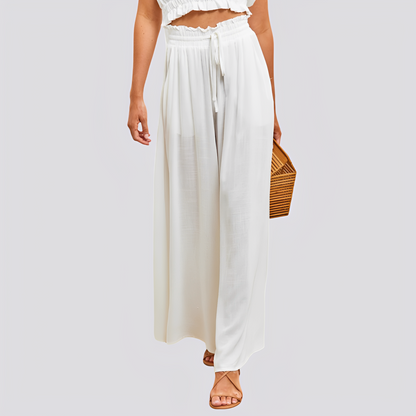 Veronica - Locker sitzende Hose mit weitem Bein für Damen