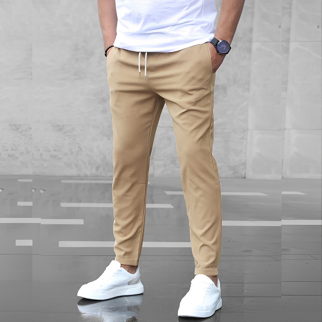 Aljure - Pantalons décontractés slim-fit pour hommes