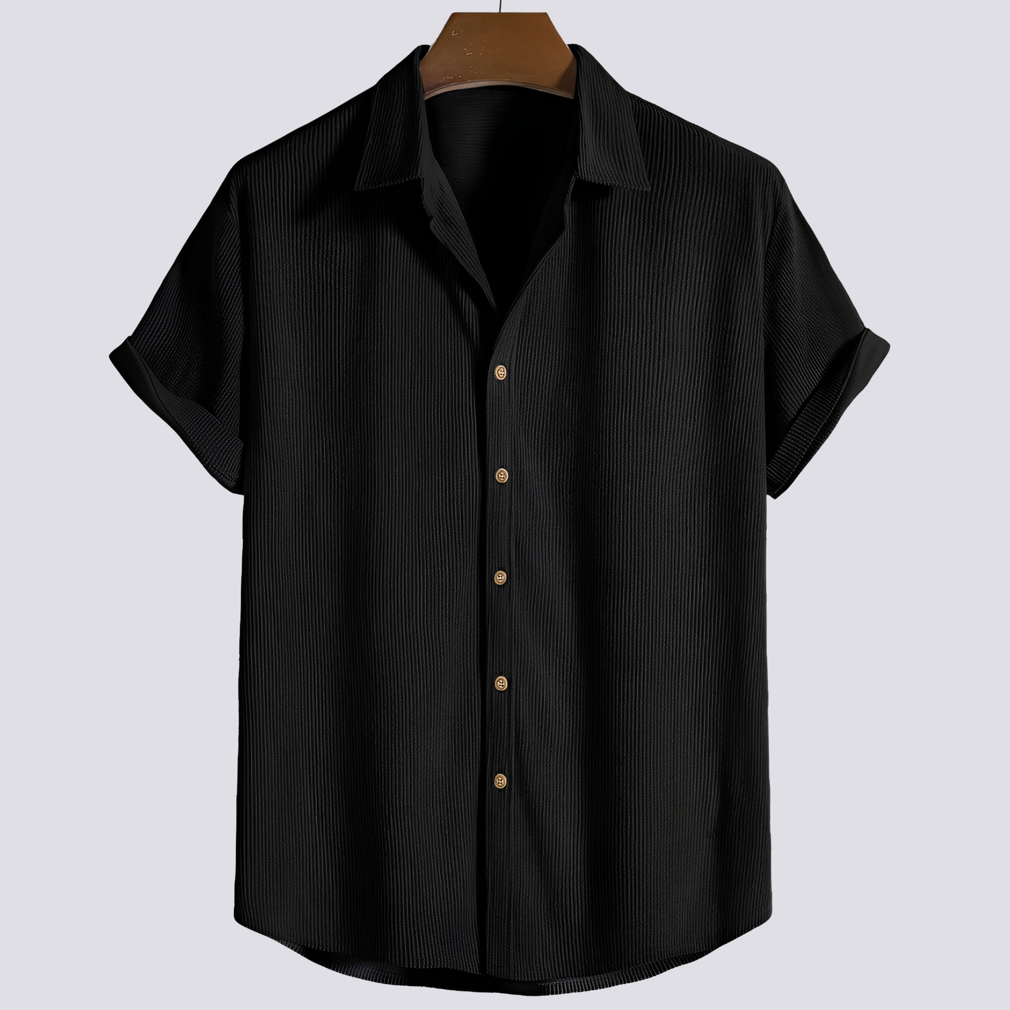 Kierce - Chemise décontractée à motif pour hommes